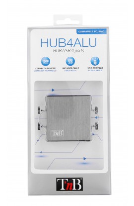 HUB 4 ports USB 2.0 ALU TNB