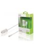 CHARGEUR allume-cigares 2.4 A Apple Lightning Blanc